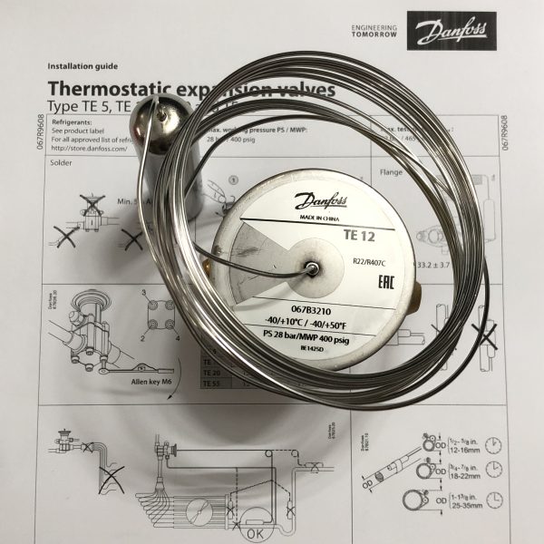 Bộ phận cảm biến của van tiết lưu nhiệt TE 12 - C/N: 067B3210 - Ảnh 4