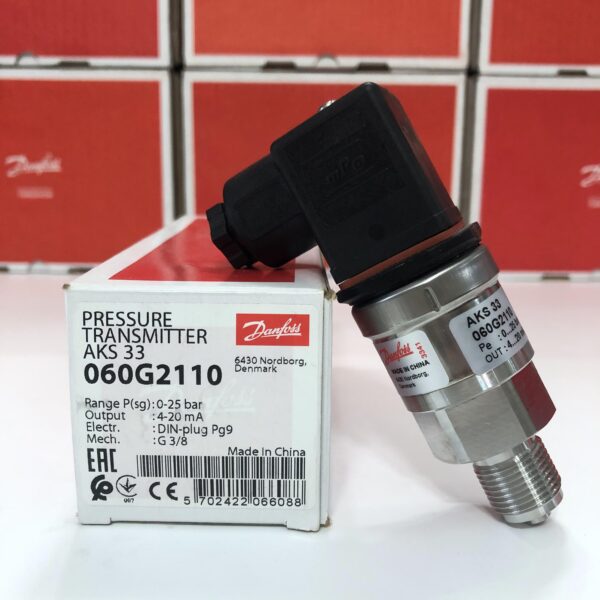 Cảm biến áp suất AKS 33 (0-25 bar) – C/N: 060G2110