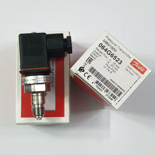 Cảm biến áp suất Danfoss MBS 1900 (0-16 bar) – C/N: 064G6523