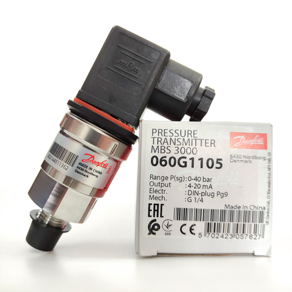 Cảm biến áp suất Danfoss MBS3000, 0bar - 40bar - 060G1105