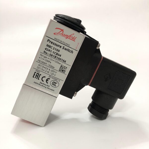 Công tắc áp suất Danfoss MBC 5100, 10-100 bar - C/N: 061B100166