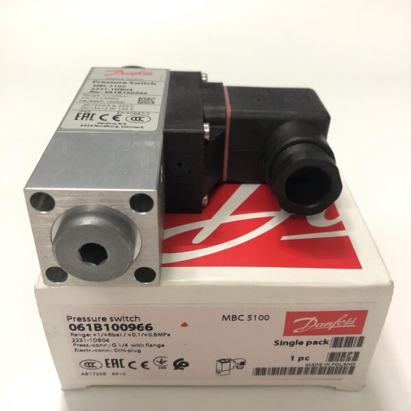 Công tắc áp suất Danfoss MBC 5100, 1-6 bar - C/N: 061B100966 - Ảnh 2