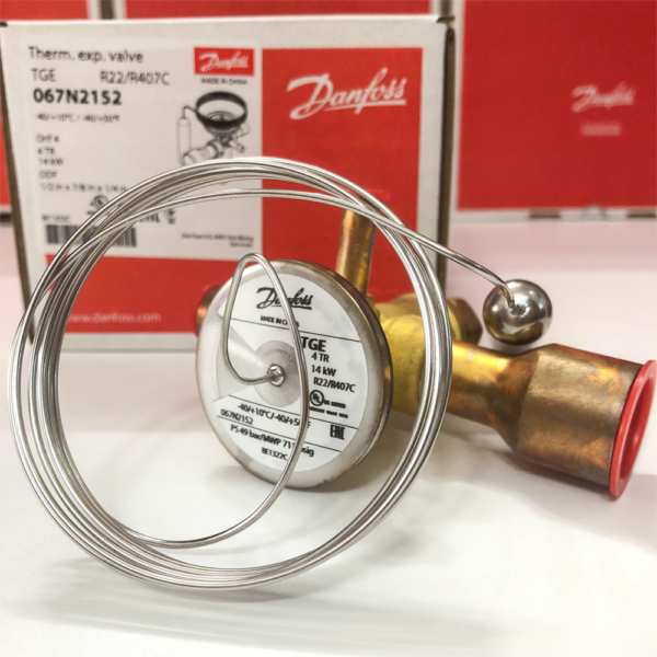 Van tiết lưu Danfoss TGE, R22/R407C - 067N2152