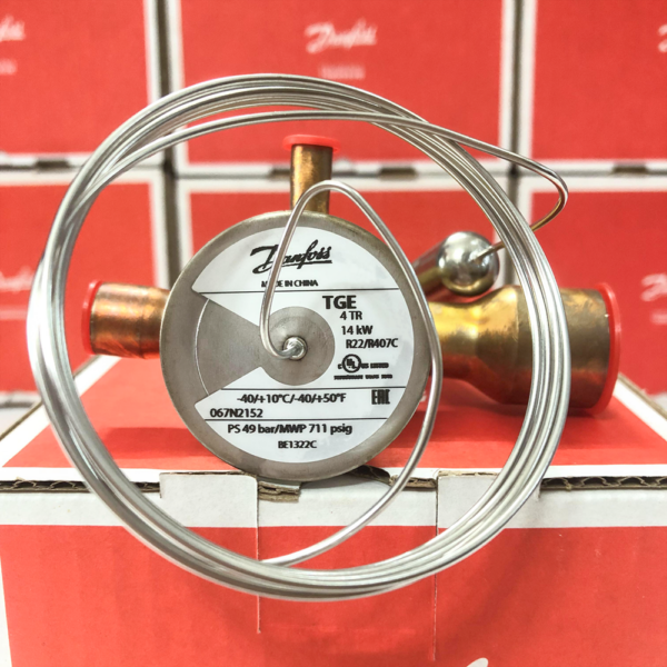 Van tiết lưu Danfoss TGE, R22/R407C - 067N2152