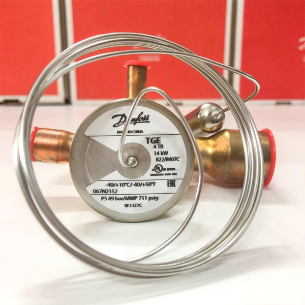 Van tiết lưu Danfoss TGE, R22/R407C - 067N2152