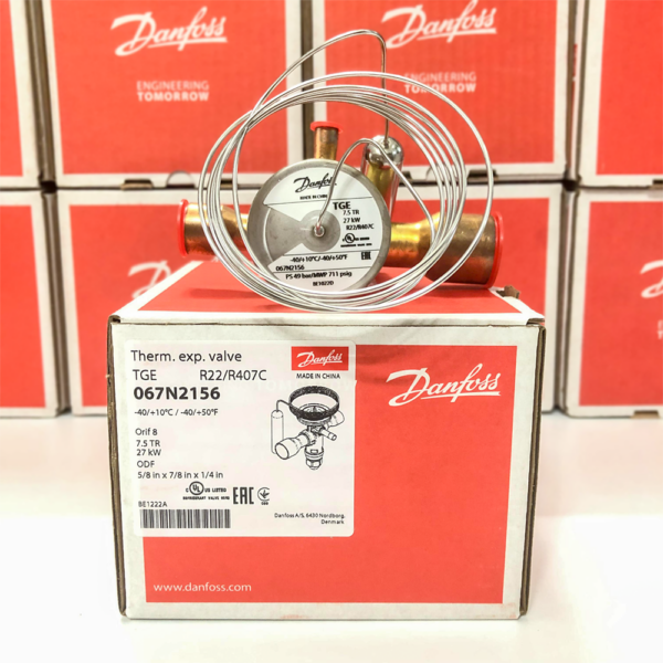Van tiết lưu Danfoss TGE, R22/R407C - 067N2156
