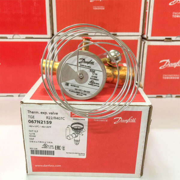 Van tiết lưu Danfoss TGE, R22/R407C - 067N2159