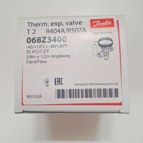 Van tiết lưu Danfoss T 2, R404A/R507A - 068Z3400