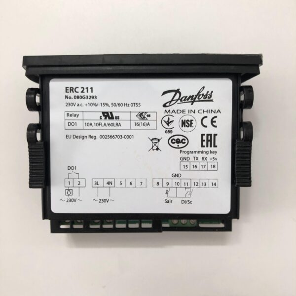 Thiết bị điều khiển nhiệt độ Danfoss ERC 211 - C/N: 080G3293 - Ảnh 2